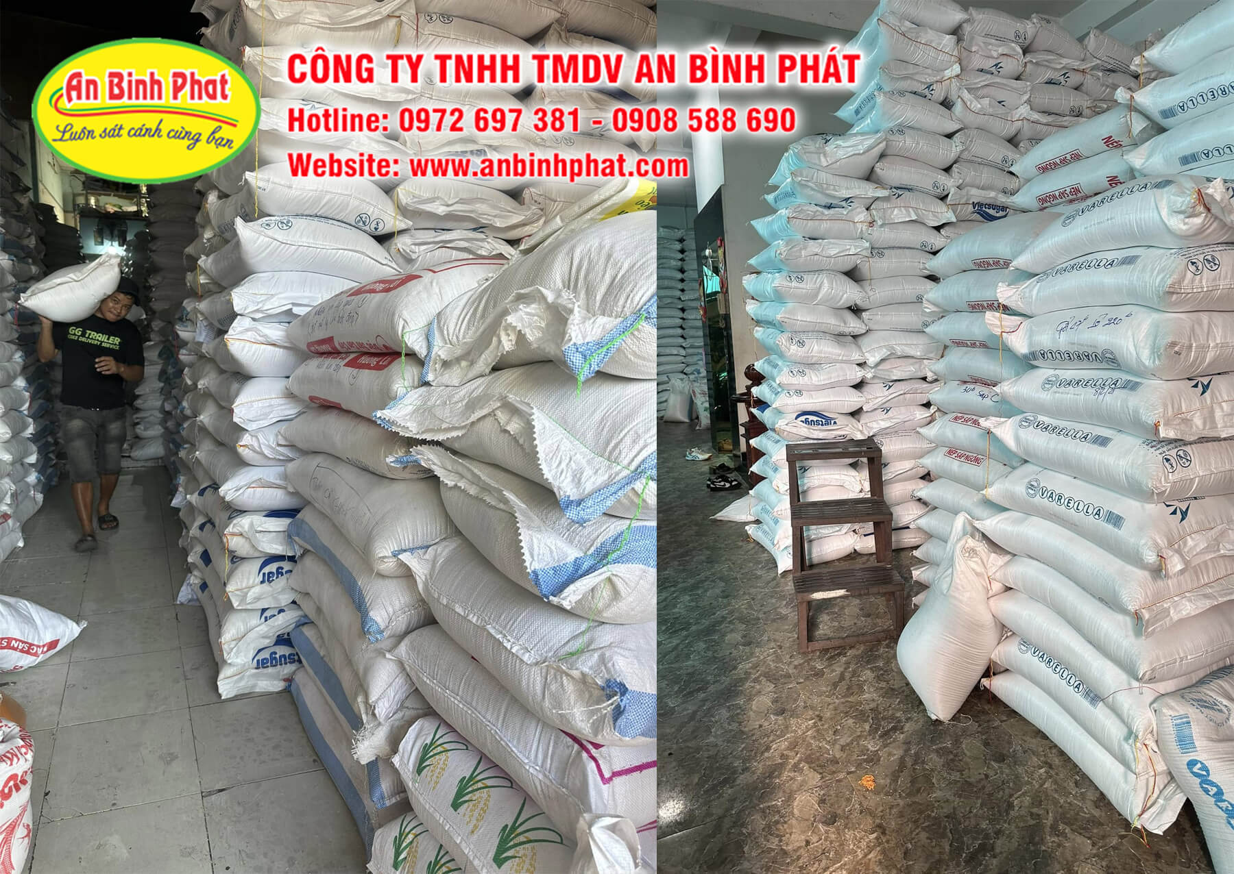 Kho sỉ gạo Miền Nam An Bình Phát