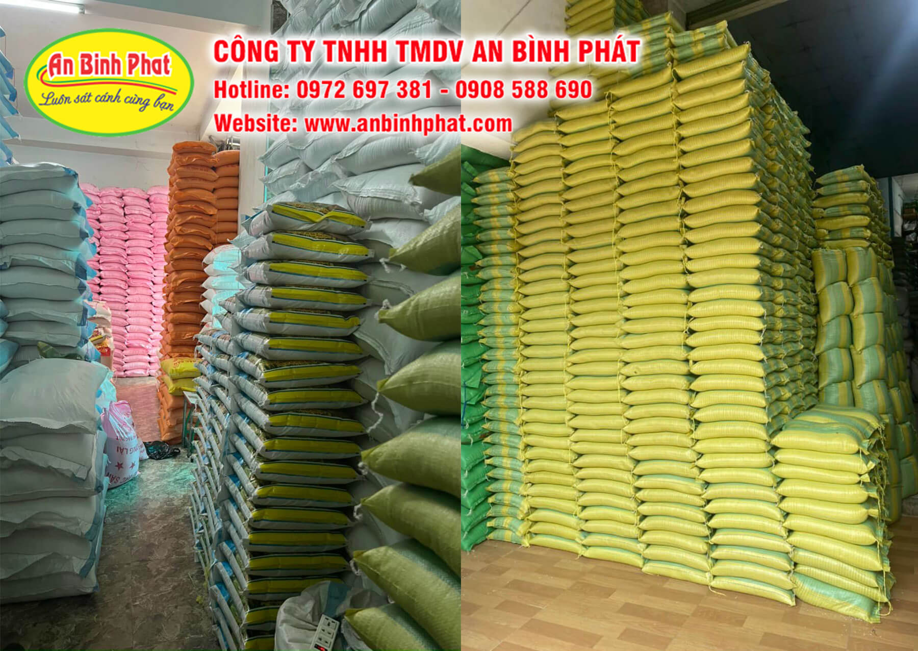 Kho sỉ gạo Miền Nam An Bình Phát